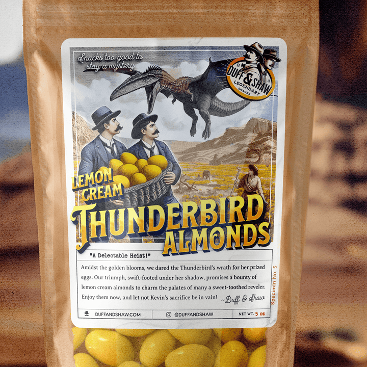 Duff &amp; Shaw - Legendary Snacks - Thunderbird Almonds - Lemon Cream