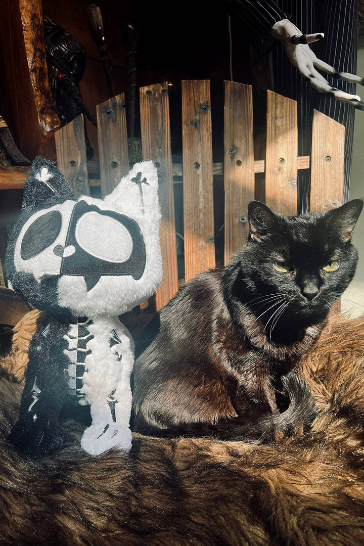 vampirefreaks - Splitzokitty Plush Toy [BLACK/WHITE]