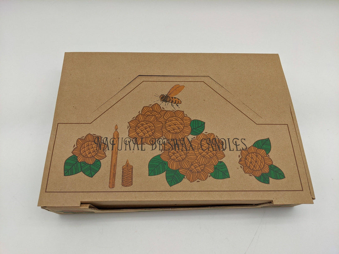 Natural Beeswax Candles With Coconut Scent