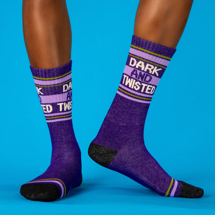 Dark And Twisted Gym Crew Socks