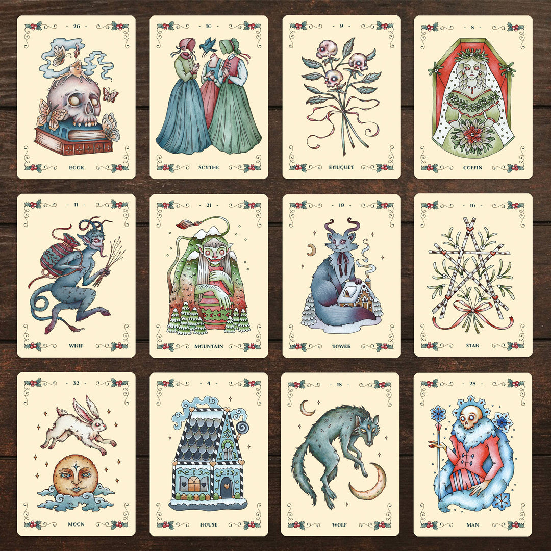 Faina Lorah - Yuletide Tales Lenormand - Deluxe Ed - Christmas Oracle Deck