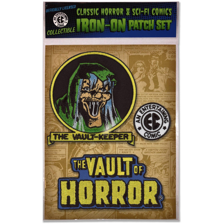 Retro-a-go-go! - EC Comics "The Vault of Horror" Embroidered Patch Set