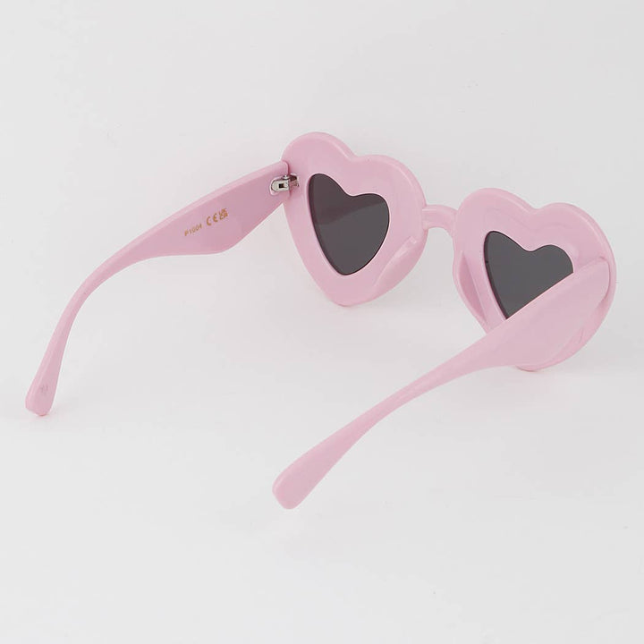 3AM BY H&D ACCESSORIES - Bright Bubble Heart Sunglasses: Multicolor