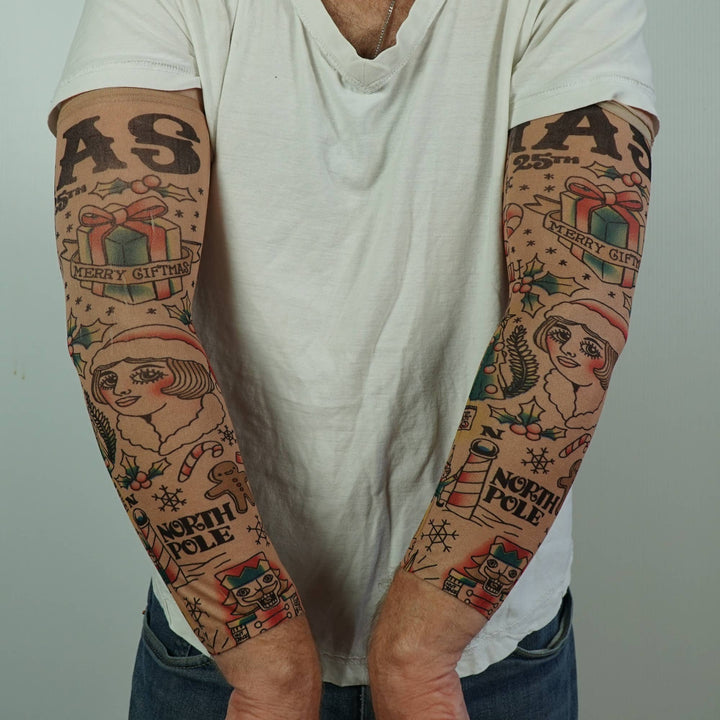 Prank-O - Holiday Wearable Tattoo Sleeves: 2pk