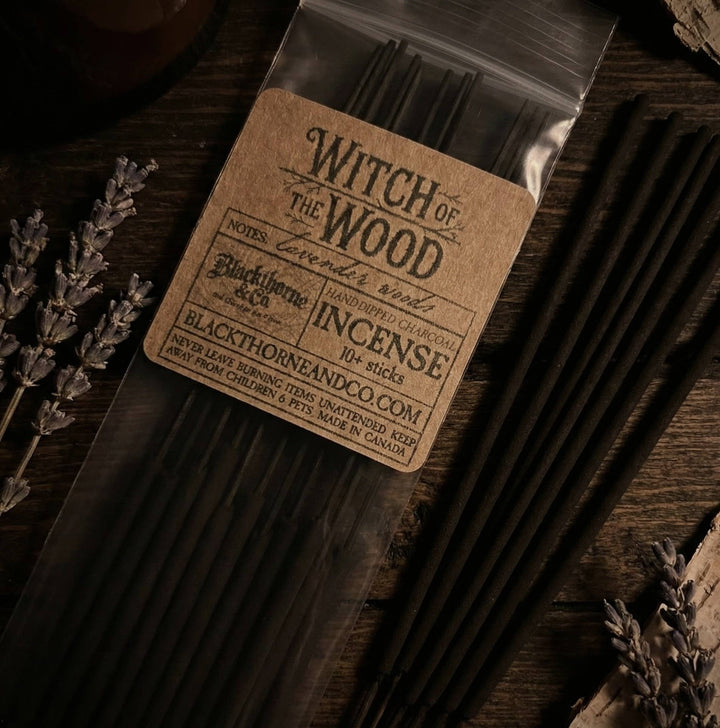 Blackthorne &amp; Co. - Witch of the Wood incense sticks |  gothic ritual incense