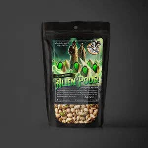 Duff &amp; Shaw - Legendary Snacks - Alien Pod Pistachios