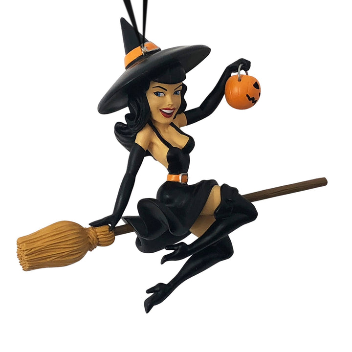 Retro-a-go-go! - Bettie Page Midnight Ride Witch Ornaments