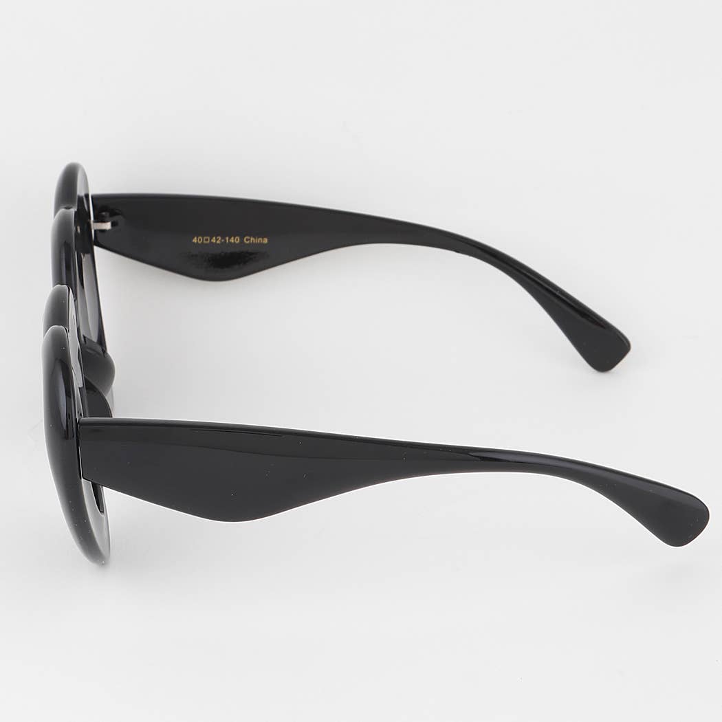 3AM BY H&D ACCESSORIES - Bright Bubble Heart Sunglasses: Multicolor