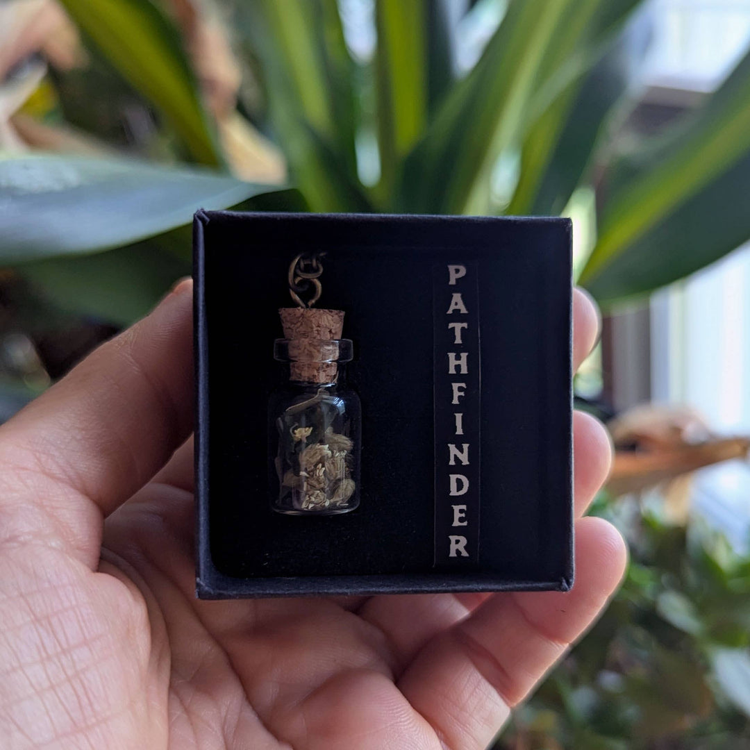Brainmeats Atelier - Pathfinder Amulet – Talisman for Direction in Life w/Compass