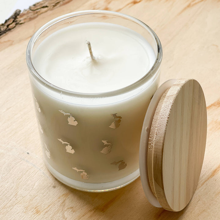 Simple Silver Michigan 11 oz. Candle