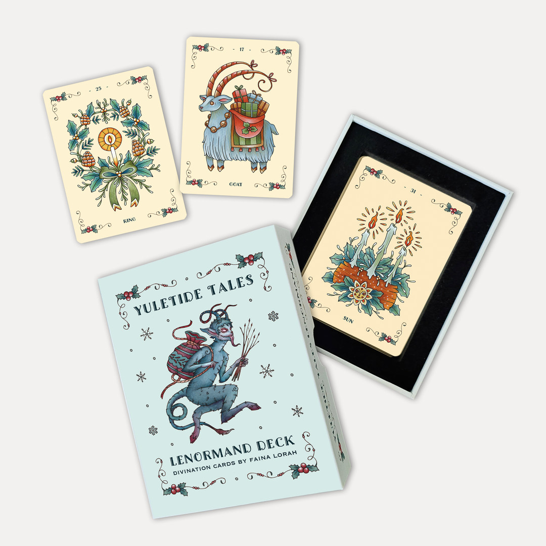 Faina Lorah - Yuletide Tales Lenormand - Deluxe Ed - Christmas Oracle Deck