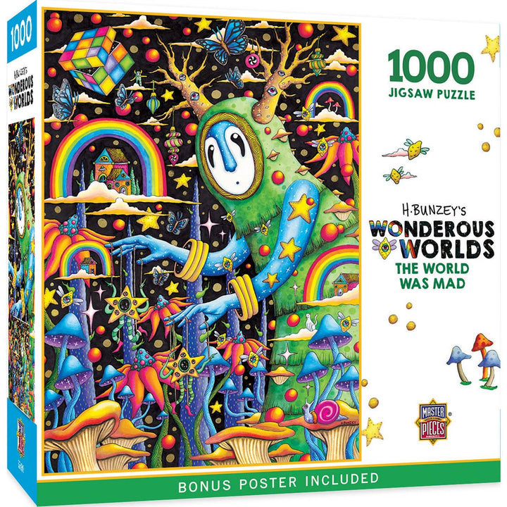 MasterPieces Puzzles - Wonderous Worlds - The World Was Mad 1000 Piece Puzzle