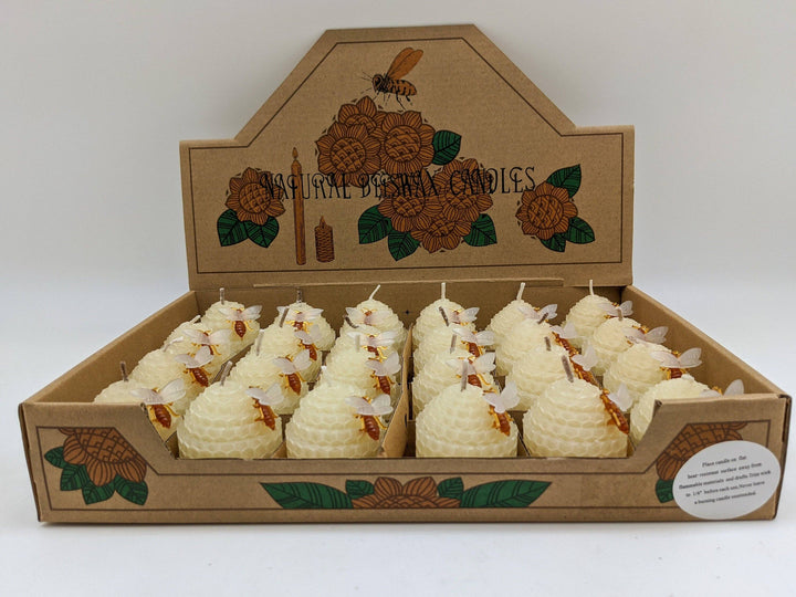 Natural Beeswax Candles With Coconut Scent