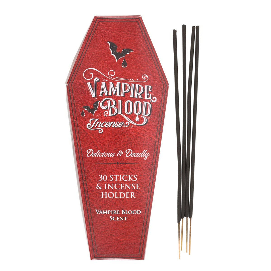 PACIFIC GIFTWARE - Vampire Blood Coffin Incense with Holder