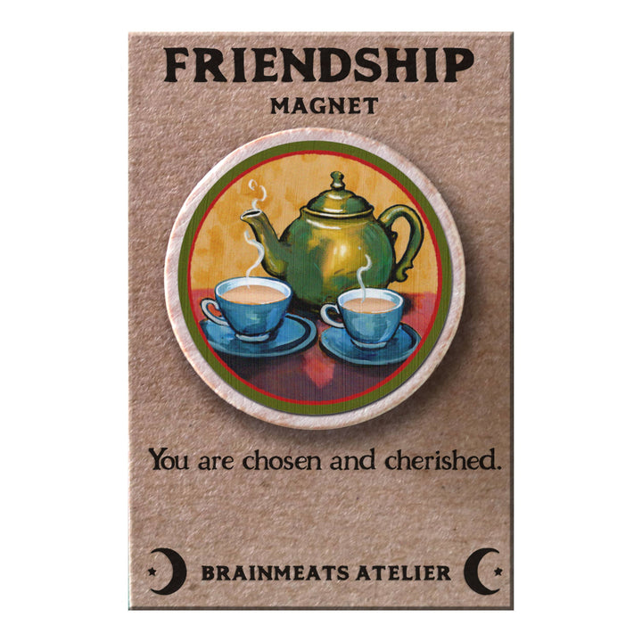 Friendship Magnet – Teapot Token for Companionship