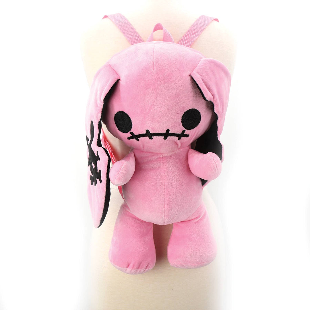 COMECO INC - Pink Naughty Bunny Stuffed Backpack