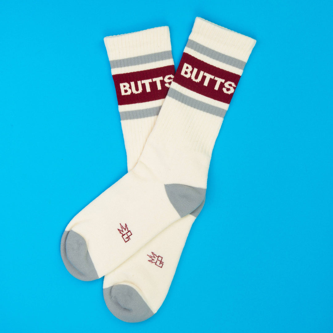 Gumball Poodle - Butts Gym Crew Socks