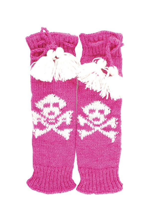 Lakhays Collection Inc. - Skull Legwarmer: Pink / One Size