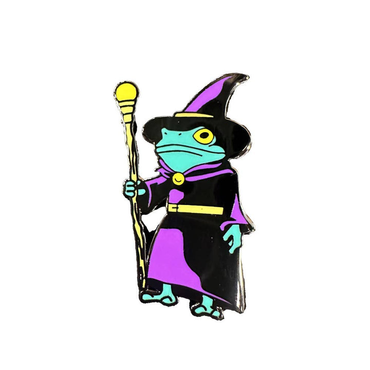 Frog Mage Enamel Pin