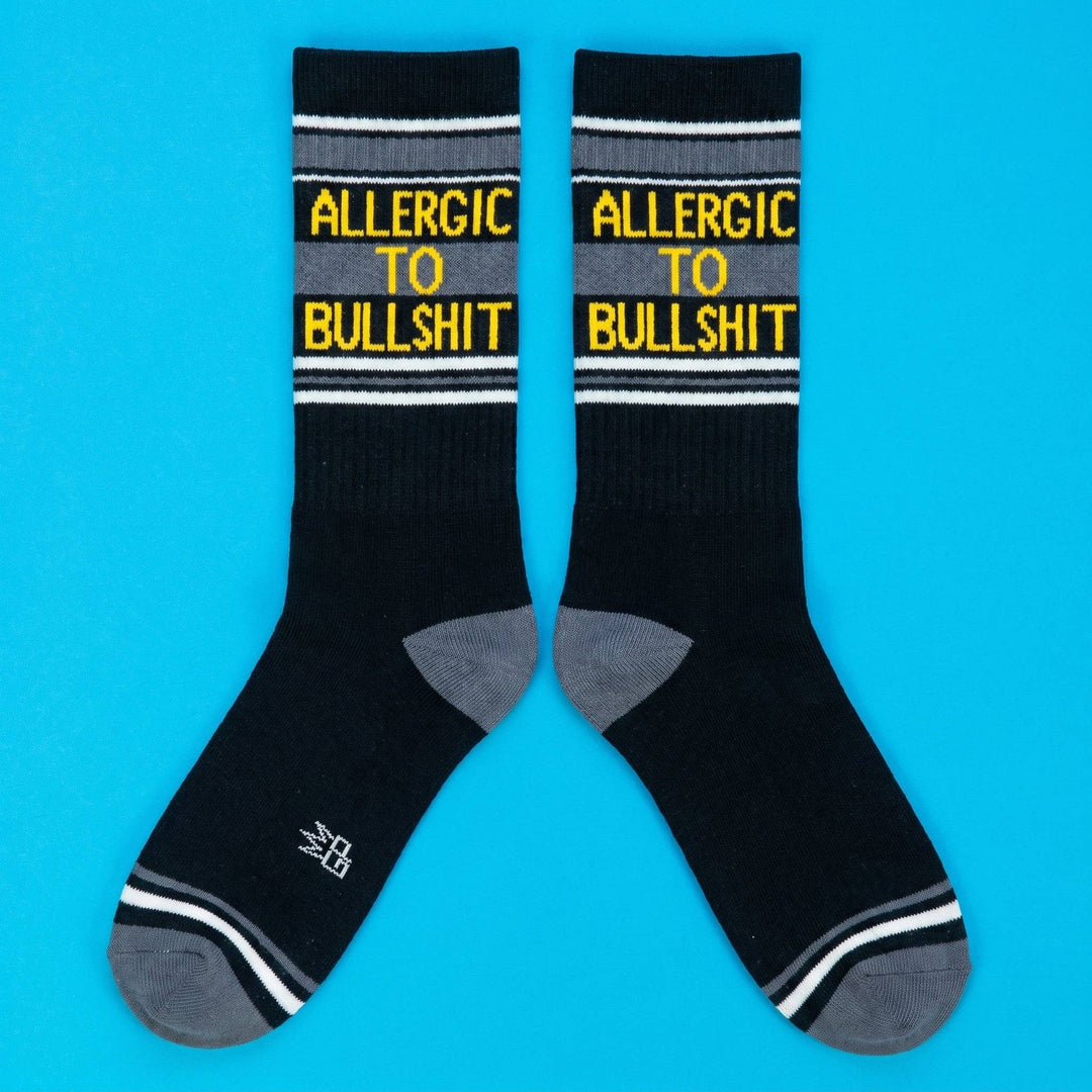 Gumball Poodle - Allergic To Bullshit Gym Crew Socks