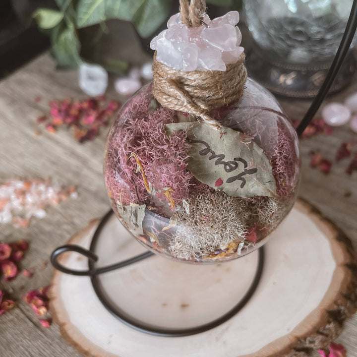 Pink Love Spell Witch Ball