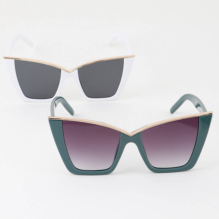 Modern Sharp Cateye Sunglasses