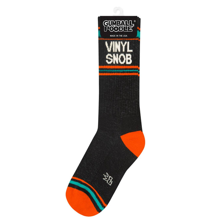 Vinyl Snob Gym Crew Socks
