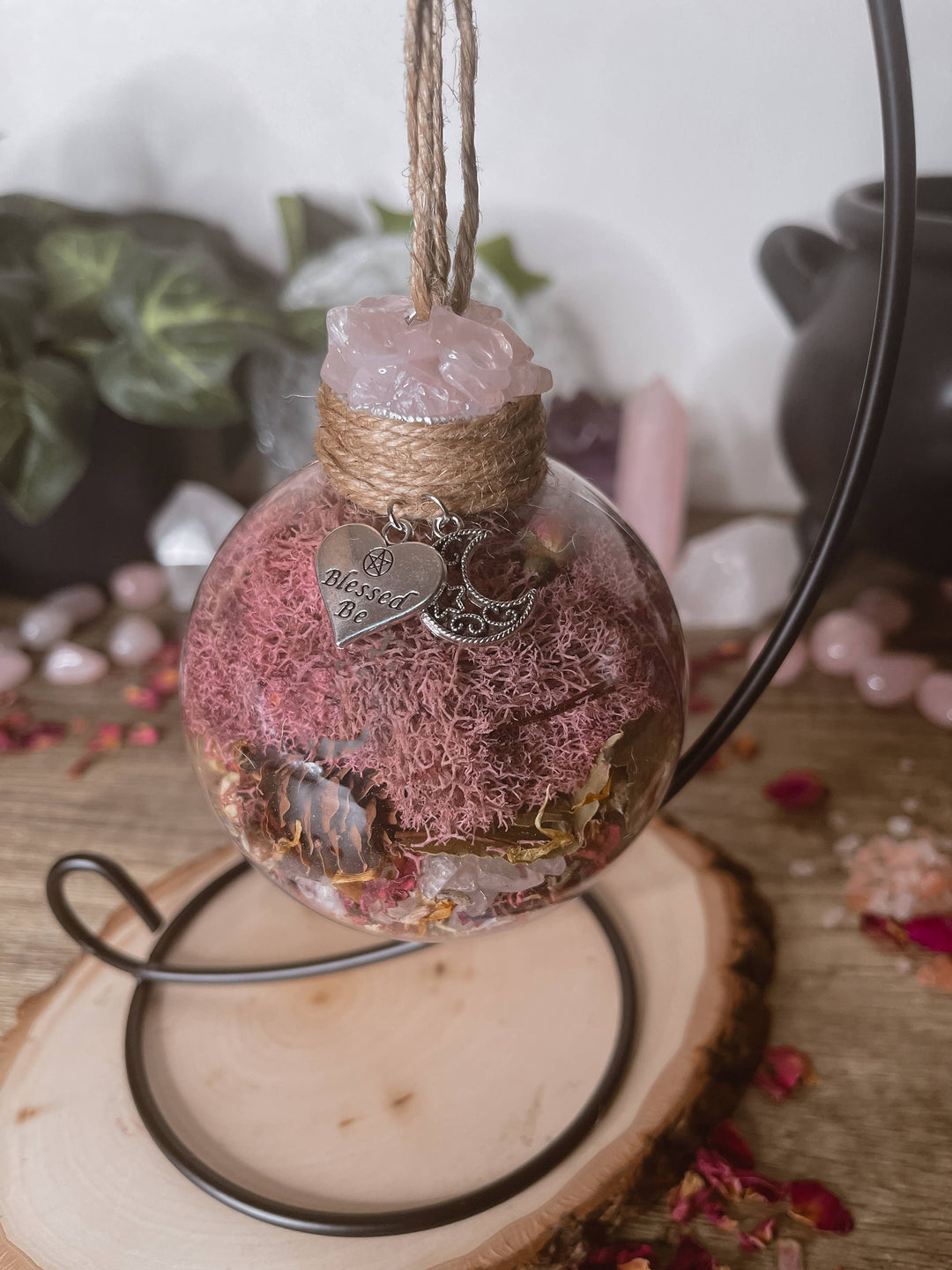 Pink Love Spell Witch Ball