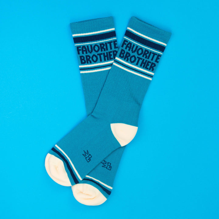Gumball Poodle - Favorite Brother Gym Crew Socks