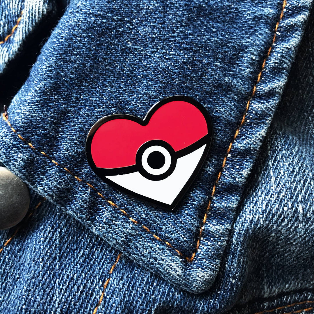 Pokeheart Enamel Pin