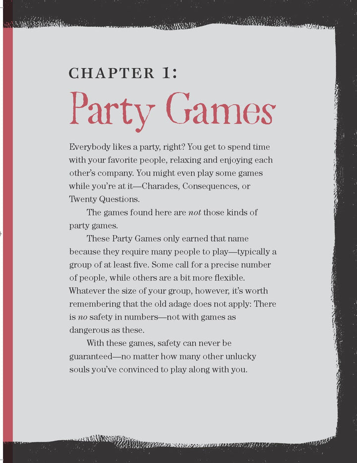 Chronicle Books - Dangerous Games to Play in the Dark