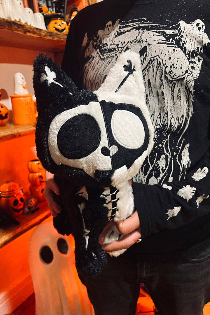 vampirefreaks - Splitzokitty Plush Toy [BLACK/WHITE]