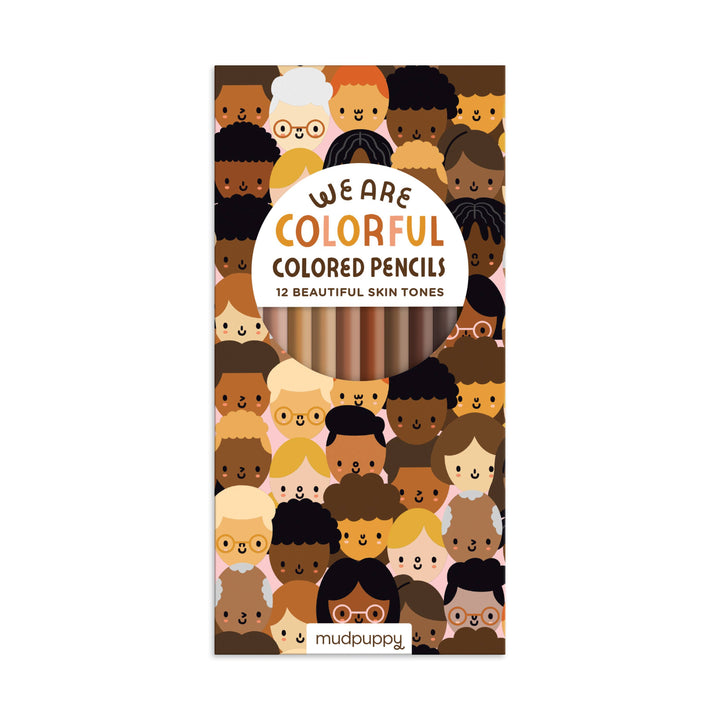 Chronicle Books - We Are Colorful Skin Tone Colored Pencils