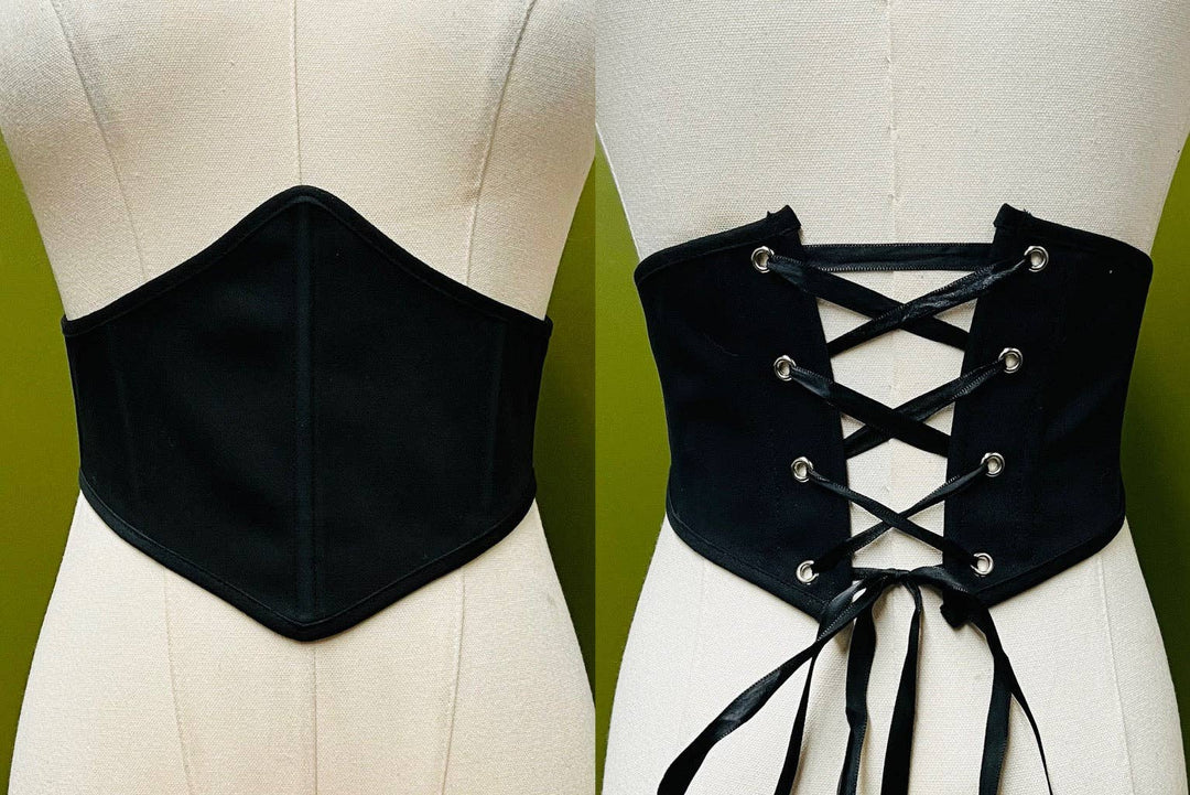 Witchwood Bags - The Morrigan REVERSIBLE corset belt - Pre-Order: Small