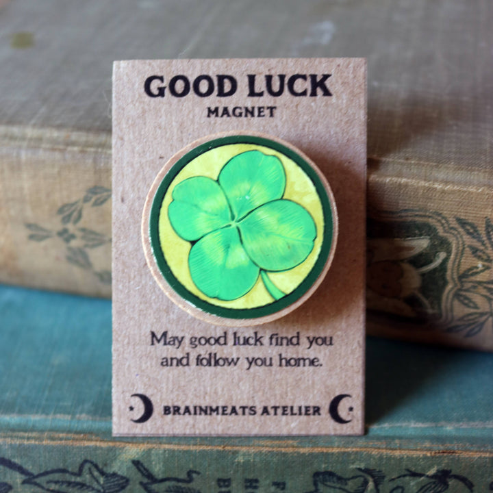 Good Luck Magnet – Clover Intention Token for Fortune