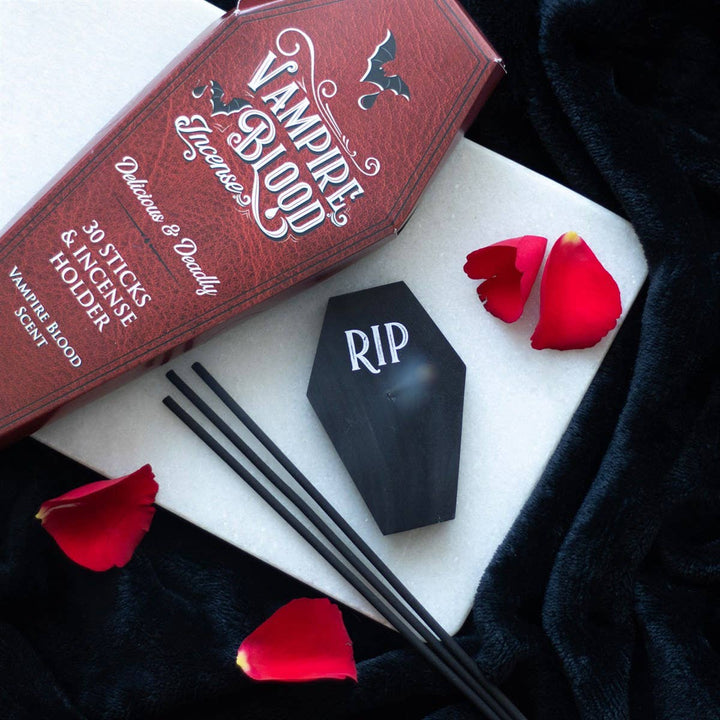 PACIFIC GIFTWARE - Vampire Blood Coffin Incense with Holder