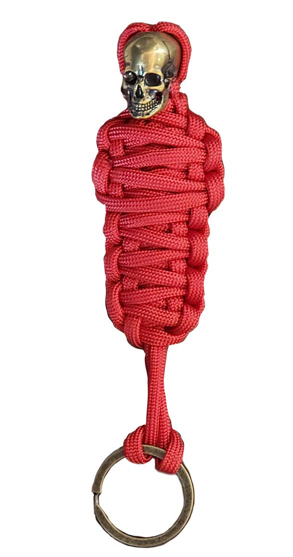 Lucky Jack - Red Skull Mummy Keyring Lanyards