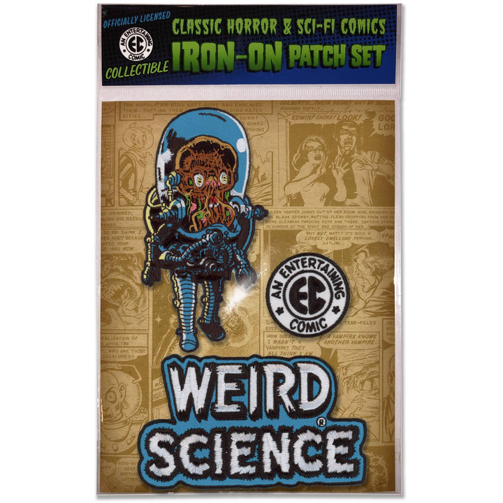 Retro-a-go-go! - EC Comics "Weird Science" Embroidered Patch Set