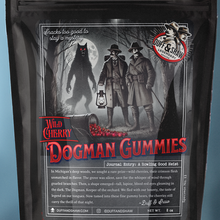 Duff &amp; Shaw - Legendary Snacks - Wild Cherry Dogman Gummies