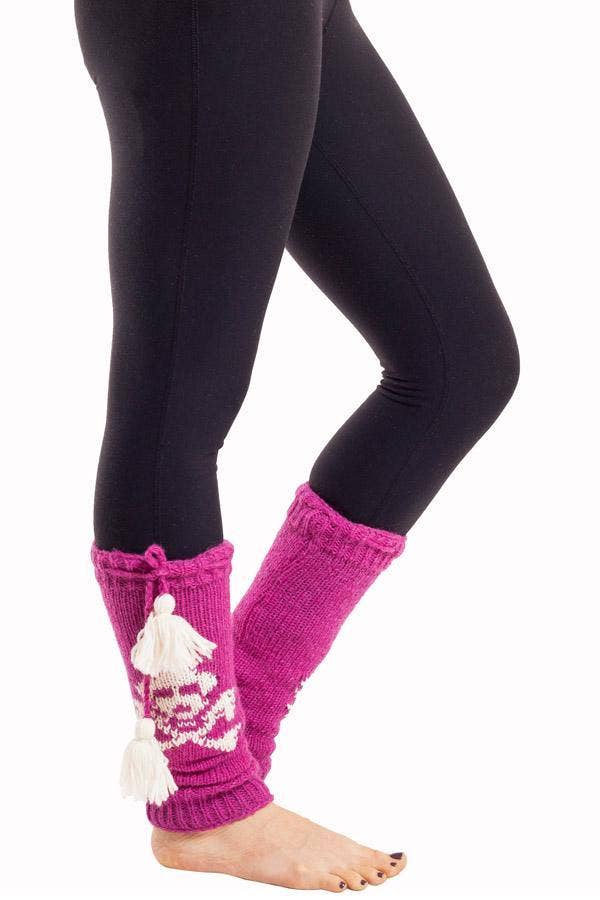 Lakhays Collection Inc. - Skull Legwarmer: Pink / One Size