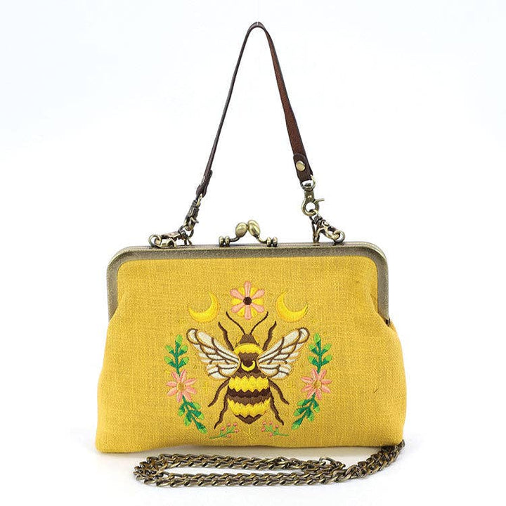 COMECO INC - Bee Kisslock Bag: Black