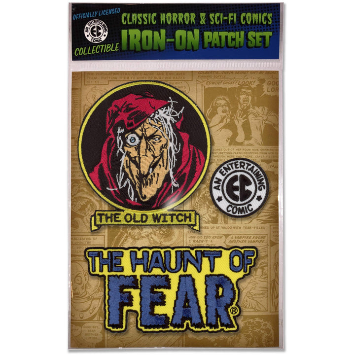 Retro-a-go-go! - EC Comics "The Haunt of Fear" Embroidered Patch Set