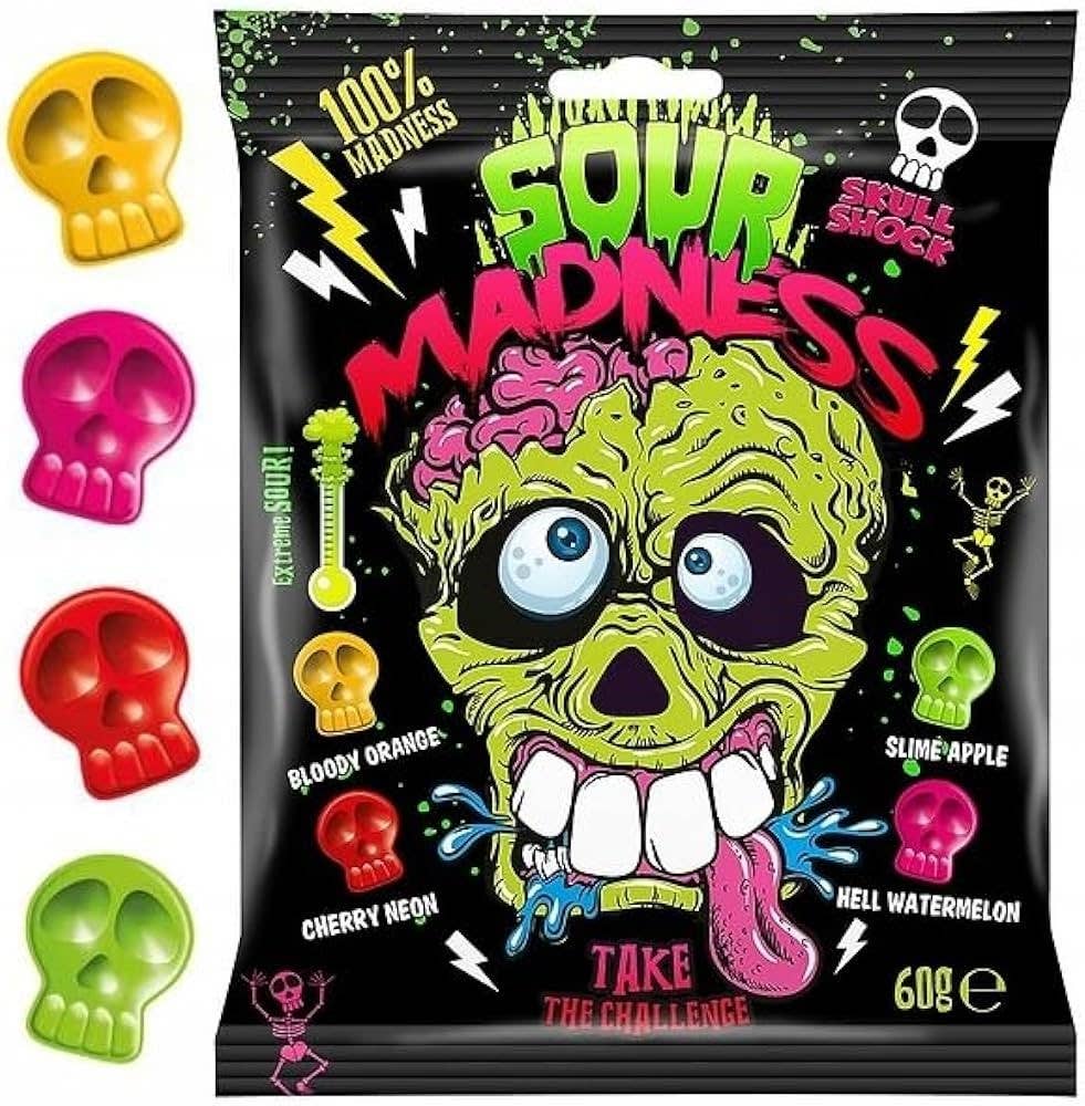 Sour Madness Fruit Hard Candy 60g