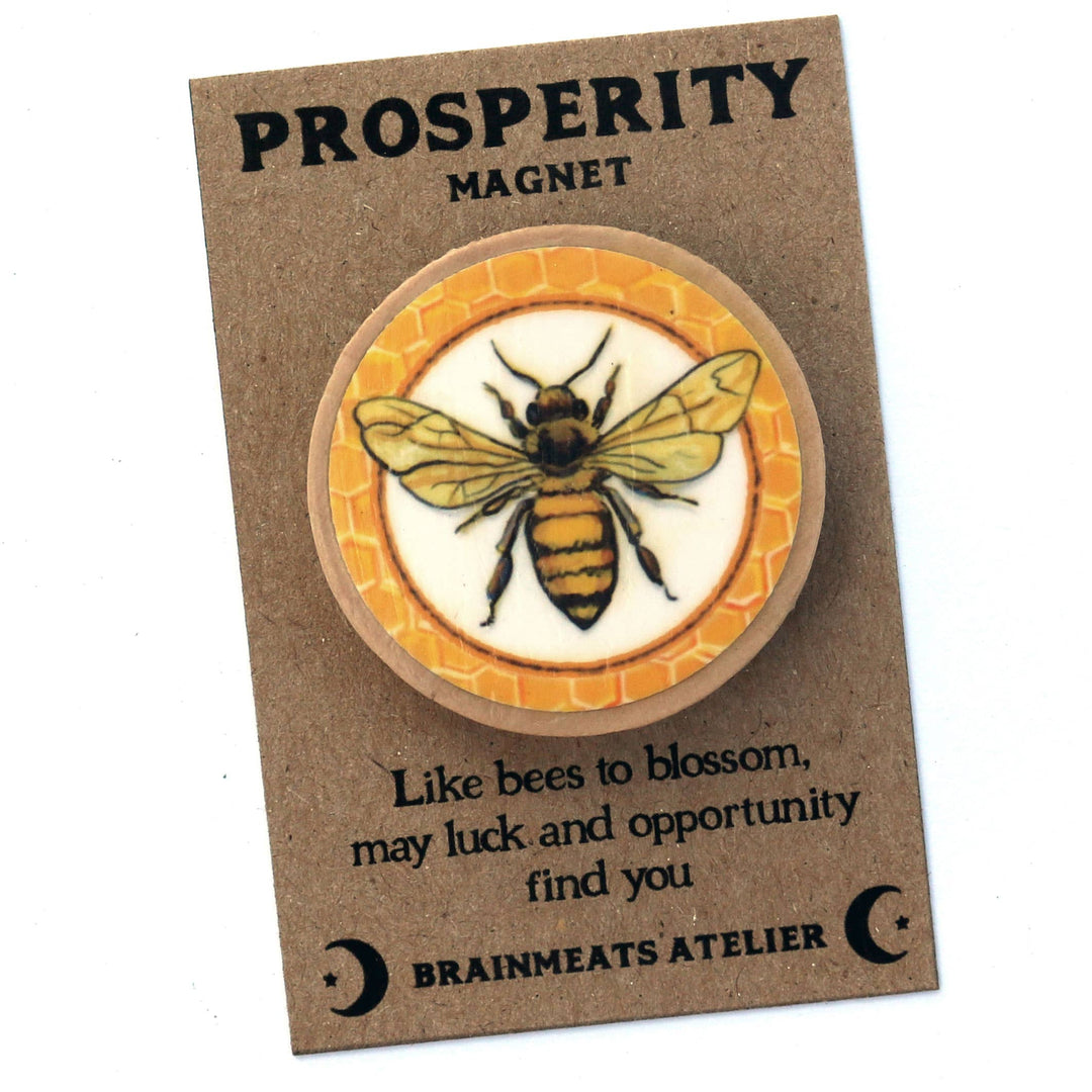 Brainmeats Atelier - Prosperity Magnet – Honeybee Intention Token for Abundance