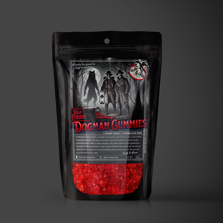 Duff &amp; Shaw - Legendary Snacks - Wild Cherry Dogman Gummies