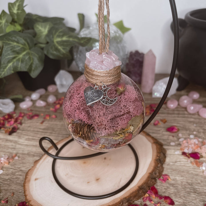 Pink Love Spell Witch Ball