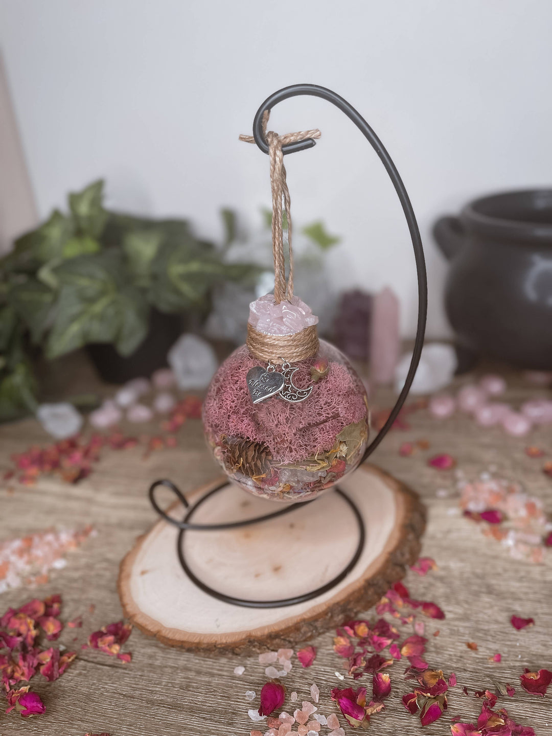 Pink Love Spell Witch Ball