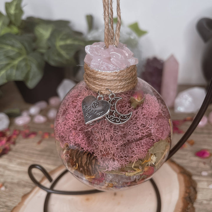 Pink Love Spell Witch Ball