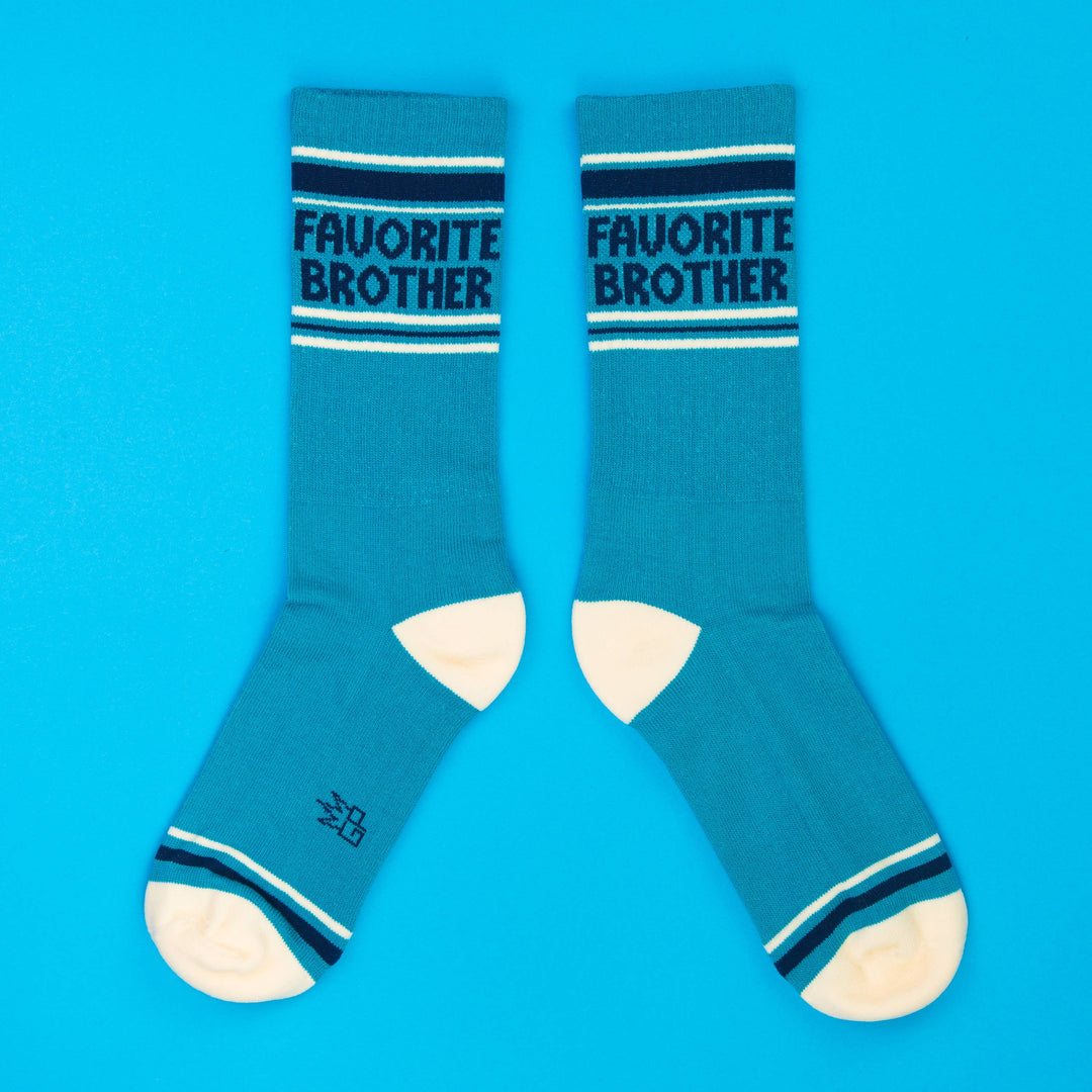 Gumball Poodle - Favorite Brother Gym Crew Socks