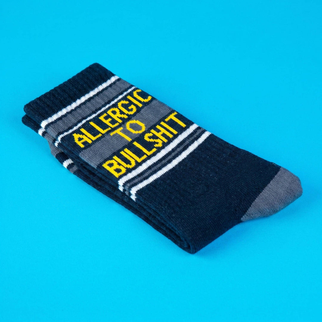 Gumball Poodle - Allergic To Bullshit Gym Crew Socks